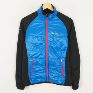 MARMOT Women Jacket Size M Blue Full Zip Polyester Nylon Insulated Stretch - Picture 1 of 12
