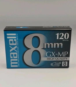 NEW Maxell 8mm GX-MP High Quality 120 Camcorder Video Cassette Tape 281010 - Picture 1 of 2