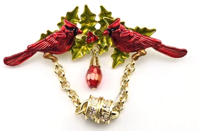 Kirks Folly CARDINAL MEMORIES Navidad ENHANCER CONVERTIDOR PIN GT #31 Foto 1 de 4