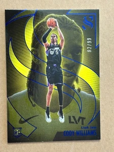 2024-25 Panini Silhouette CODY WILLIAMS #100 Blue RC /99 Utah Jazz - Bild 1 von 2