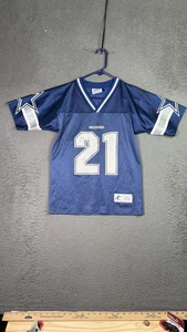 Vintage Dallas Cowboys Jersey Youth Medium NFL Football Logo Athletic 90s - Picture 1 of 17