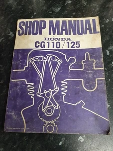 Honda CG110 125cc Workshop Manual Genuine Honda - Picture 1 of 4
