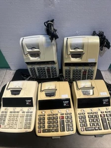 Canon MP25DV. 12 Digits. 2 Color Desktop Printing Calculator. Clock & Calendar - Picture 1 of 10