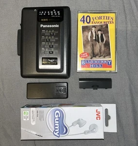 Panasonic RQ-V162 Reproductor de Cinta de Cassette Estéreo Walkman XBS - CINTURÓN NUEVO ✅ - Imagen 1 de 15