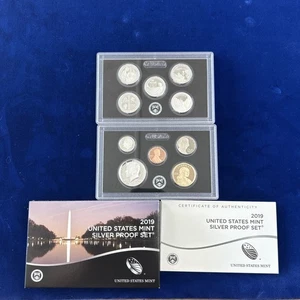 2019 - USA Mint Silber Proof Set in Box mit COA - No W Penny - Bild 1 von 6
