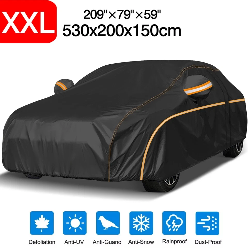 Cubierta de coche completa XXL sedán almacenamiento impermeable protección UV para Mercedes-Benz Clase S Foto 1 de 4
