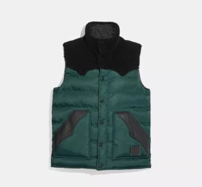 Coach Quilted Vest With Shearling Men’s - Image 1 of 4