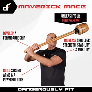 Dangerously Fit Adjustable Mace Bell - Steel Macebell Alternative - Picture 1 of 14