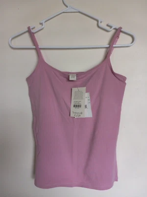 Camiseta sin mangas Jill Shelf Bra Cami para mujer talla S rosa elástico algodón tejido Foto 1 de 3