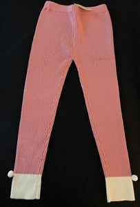 VIGNETTE Winter Sweater-Knit Ribbed Leggings - Rose - NWT Girls 12 - Picture 1 of 1
