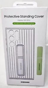 Samsung Protective Standing Cover for Galaxy S22 Ultra, White, Original Case - Picture 1 of 2