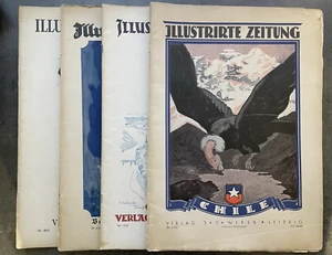 4 Einzelausgaben d. "ILLUSTRIERTE ZEITUNG" von 1924 Leipzig Verlag I. I. Weber - Bild 1 von 16