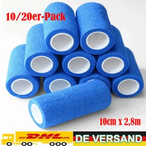 20/10X Elastische Binden selbsthaftende Haftbandagen Fixierbinde kohäsiv Verband - Bild 1 von 20