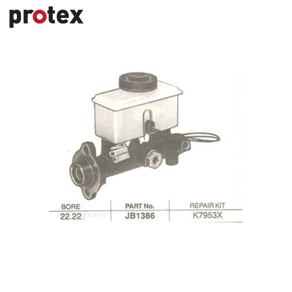 Cilindro maestro de freno para Ford Courier PA Mazda B1800 1978-1982 JB1386 Foto 1 de 1