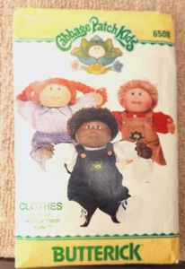 Butterick Kohl Aufnäher Kinder Jeans, Bluse, Pullover und Overalls #6508 FF ungeschnitten - Bild 1 von 5