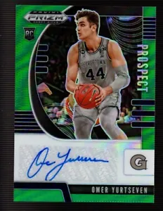 2020-21 Panini Prizm Draft Picks RÉFRACTEUR VERT AUTOGRAPHE RC #62 Omer Yurtseven - Photo 1 sur 3