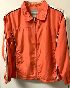 Dunlop Womens Lightweight Jacket Size S Mesh Lined Long Sleeve Winter Coral NWT - Picture 1 of 6