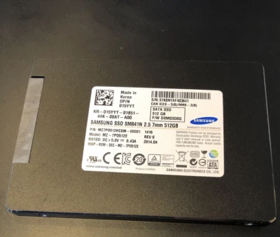 SSD Samsung MZ7PD512HCGM - 512GB 6Gbps SATA III 7mm 2.5" - Photo 1/3