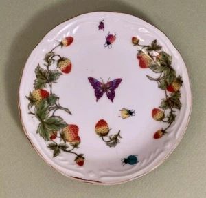 Set of 3 Colorful Vintage Ardalt Coupe Bread and Butter Plates from Japan - Picture 1 of 7