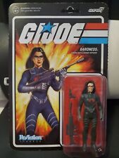 GI Joe Super 7 Reaction Figures Baroness Cobra Intelligence Officer New In Box