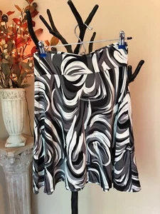 Salaam skirt black gray white S Small - Picture 1 of 6