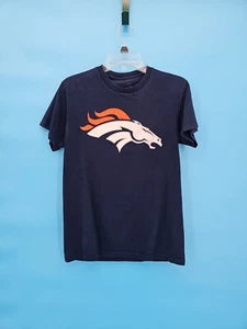 Denver Broncos Men's Navy Blue Wes Welker T-shirt Size S 1124 - Picture 1 of 2