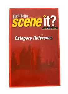Scene It Harry Potter Deluxe Edition Replacement Category Reference Card - Picture 1 of 2