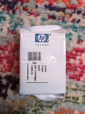 HP 57 Tri Color Printer Ink Cartridge C6657A Expired March 2005 Genuine - Image 1 of 2