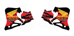 HONDA SHROUD & TANK GRAPHICS  CR125 CR250 1995 1996 SX MX 1 8000 COLLECT DECALS - Picture 1 of 1