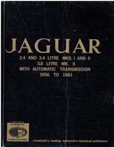 JAGUAR MK1 MK2 2.4 3.4 3.8 LITRE SALOON INCL AUTO '56-61 OWNERS WORKSHOP MANUAL - Picture 1 of 1