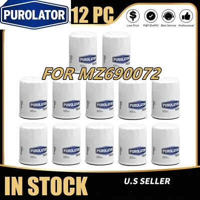 Paquete de 12 filtros de aceite de motor Mitsubishi Outlander Mirage Purolator MZ690072 Foto 1 de 4