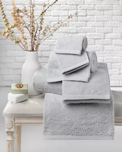 Six Piece Towel Bale in Silver Grey 100% Cotton 600 GSM Made in Portugal - Picture 1 of 1