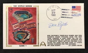 Dave Righetti Signed 1st Day Envelope AUTO W.S Cachet NY Yankees 1983 No-Hitter!