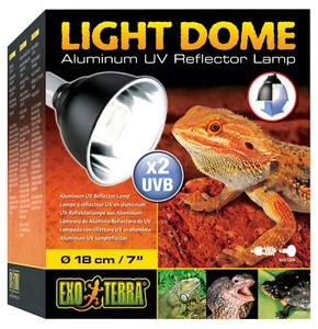 Exo Terra Light Dome / UV-Reflektorlampe aus Aluminium - Modell: Ø 18cm - Bild 1 von 1