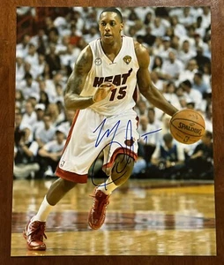 Miami Heat Mario Chalmers Autographed 8x10 Photo - Picture 1 of 2