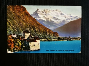 CPA Château de Chillon et Dents du Midi - Bild 1 von 2