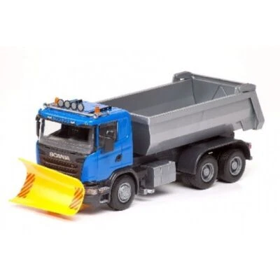 EMEK - SCANIA G 6x4 blue with snow plough - 1/25 - EMEK15504 - Image 1 of 2