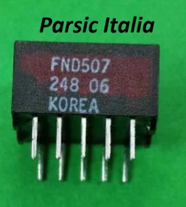 FND507 0,5 Zoll Sieben Segment Display. Common Anode; rot;IF=20mA (=6 Stück ) - Bild 1 von 5
