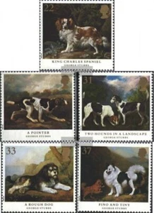 Gran Bretaña 1305-1309 (compl.edición) nuevo con goma original 1991 perros - Imagen 1 de 1