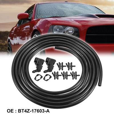 2pcs Windshield Washer Nozzle 2.5m Hose Kit for Ford Edge 2011-2015 BT4Z-17603-A - Изображение 1 из 4
