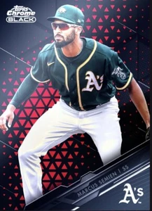 [DIGITAL CARD] Topps Bunt - Marcus Semien - Chrome Black - Red Base - Picture 1 of 1