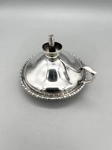GEORGE V STERLING SILVER TABLE LIGHTER, STOKES & IRELAND, CHESTER, 1915 - Picture 1 of 7
