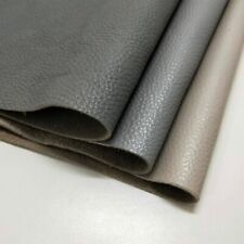 First Layer Cowhide Genuine Real Leather Fabric Hide Cut Material Scrap Grey