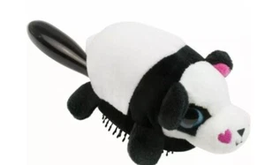 Nassbürste Entwirrer Plüsch Panda Kinderhaarbürste schwarz NEU - Bild 1 von 1