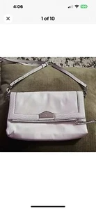 Bolso de Hombro Simply Vera Wang Blanco Imitación Cuero Bolso Bandolera Usado en Excelente Condición Limpio - Imagen 1 de 5