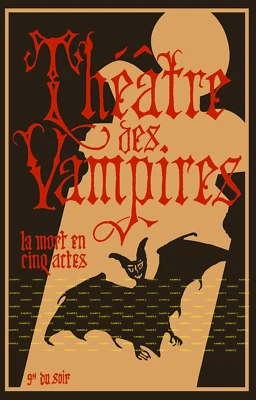 Póster Entrevista con un vampiro 11" x 17" Theatre Des Vampires Foto 1 de 4