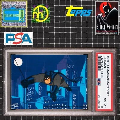 1993 Topps Batman: The Animated Series - Batman Vinyl Cel - PSA 8 NM-MT - Image 1 of 4