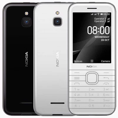 Nokia 8000 Dual SIM WIFI 4GB+512MB Factory Unlocked 4G/LTE GSM KaiOS SmartPhone - Image 1 of 4