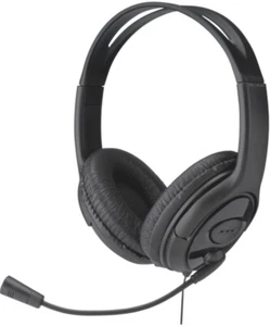 (2X) Slide-Computer Headset with Microphone Comfort-Fit Air Cushions Audio Adapt - Picture 1 of 5