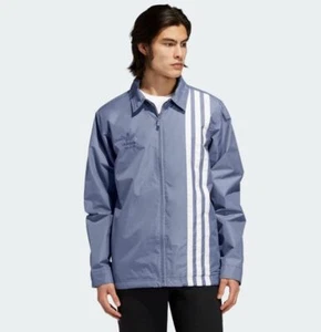 2020 NWT MENS ADIDAS SNOWBOARD CIVILIAN JACKET $130 Raw Steel/ White KEEGAN - Picture 1 of 8